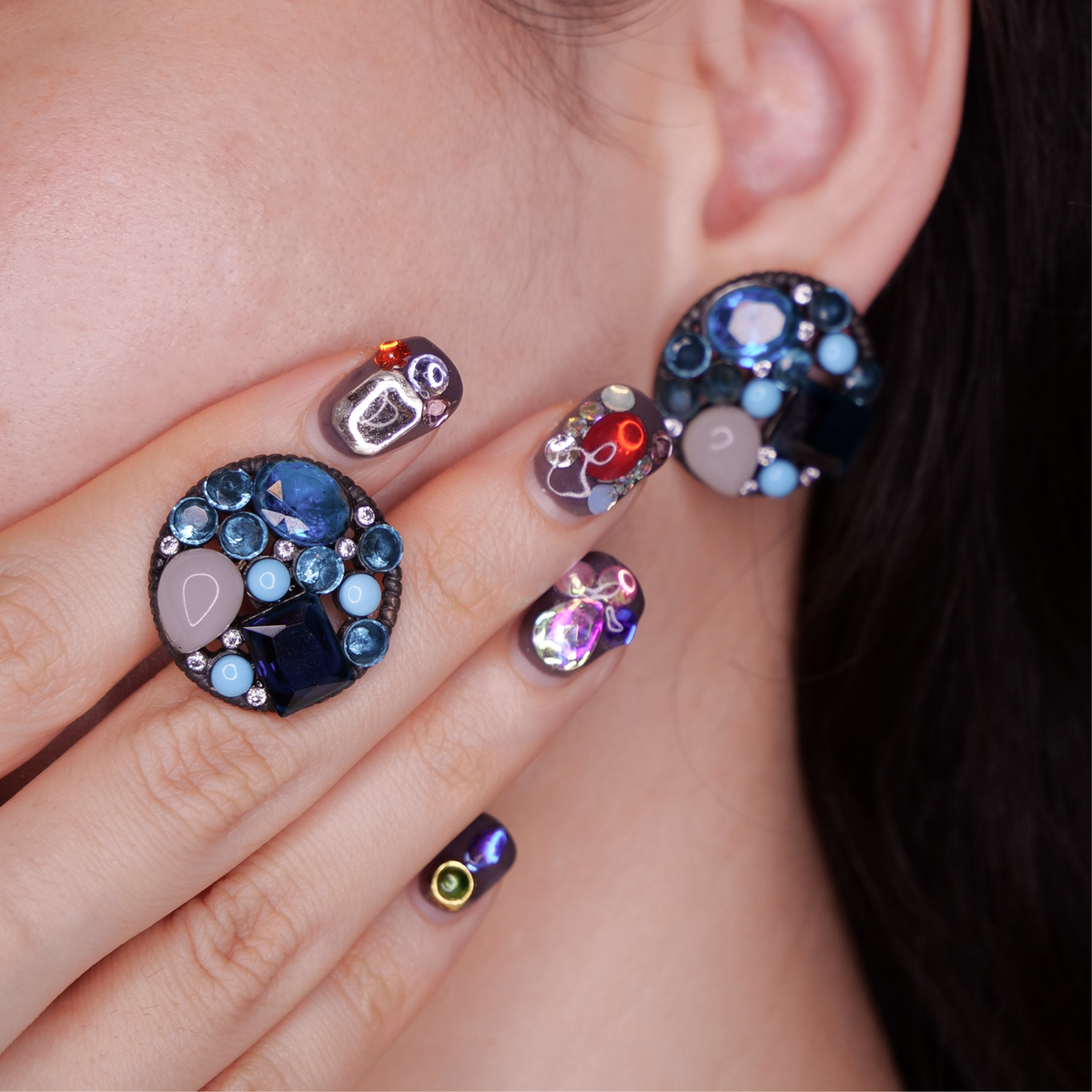 ♓️うお座〜誕生石イヤリング