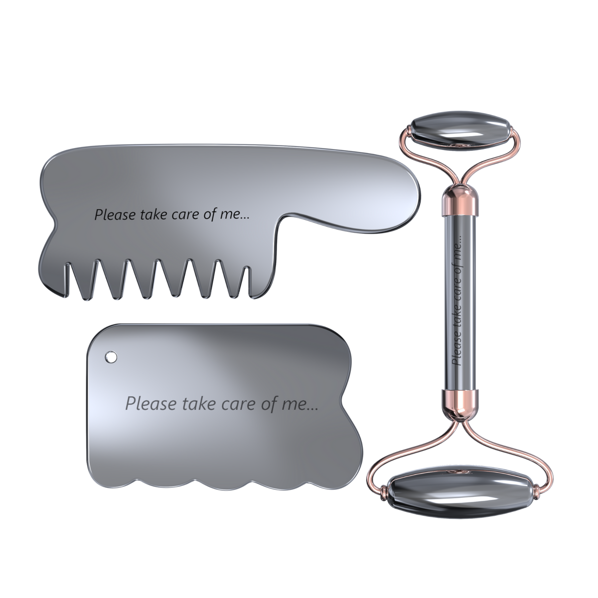 人気N1セット【コーム型カッサ+フェイシャルカッサ+ローヤルローラー】