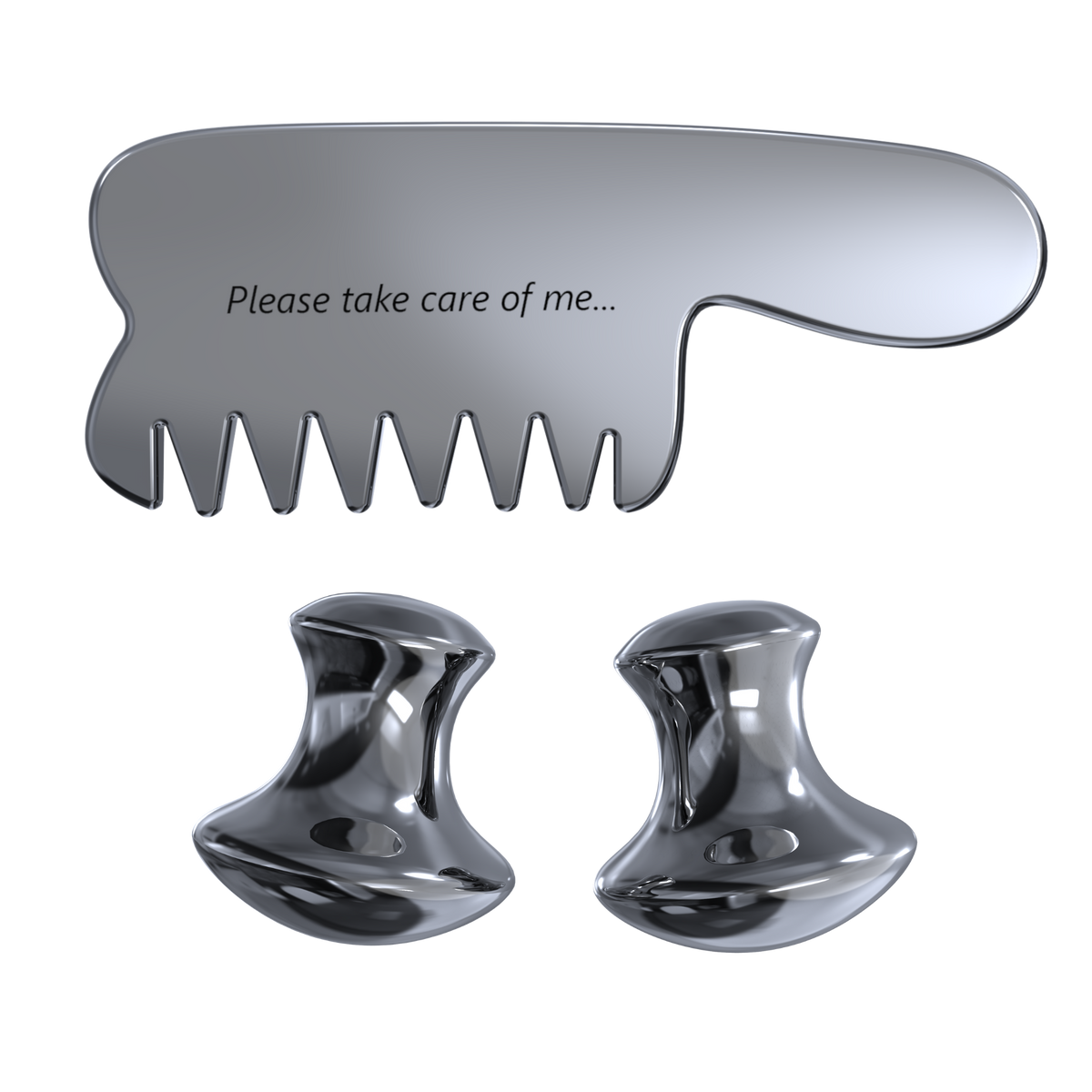 コーム型カッサ+マッシュルーム型カッサ