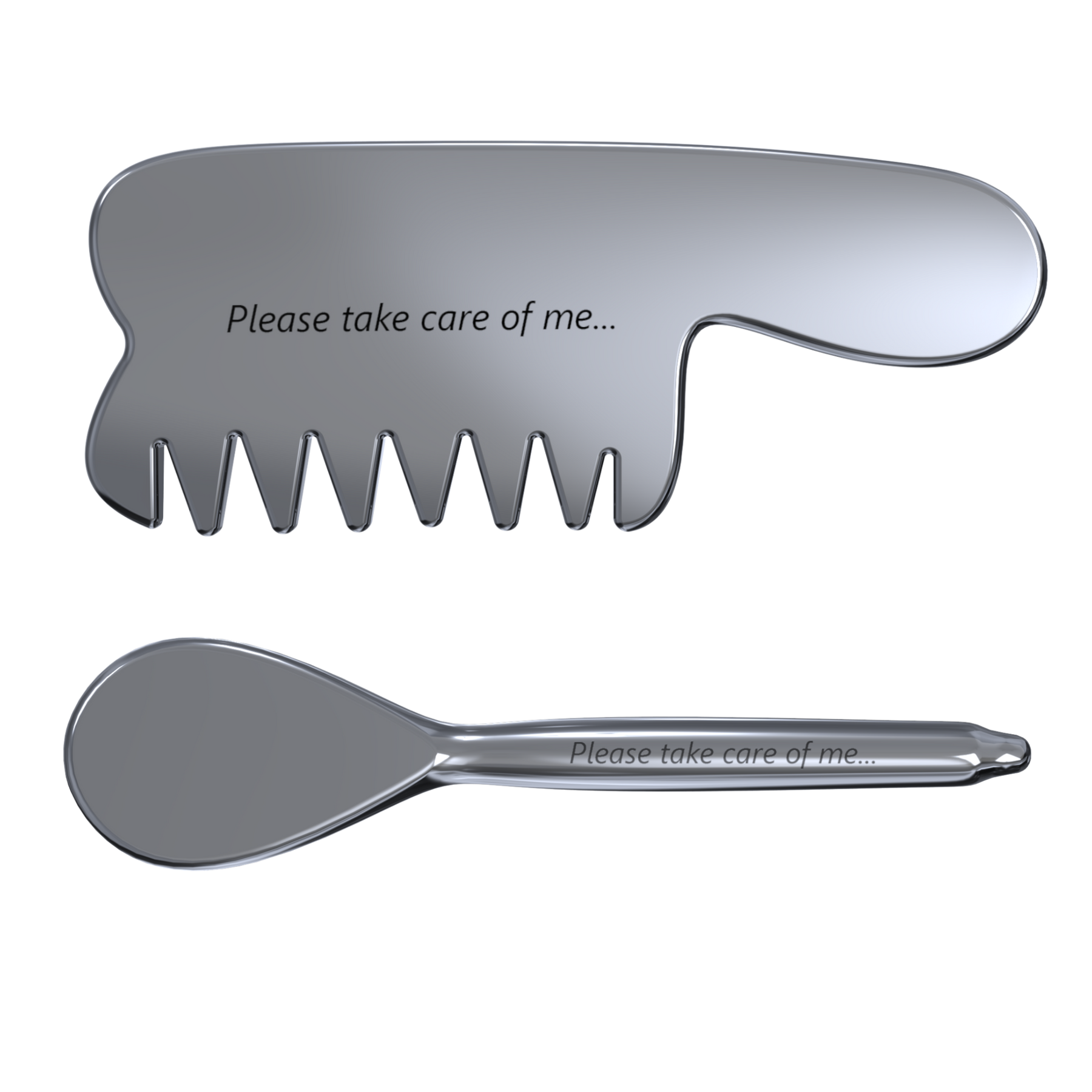 MASSAGE COMB+SHIATSU SPOON